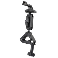 주닉스 QM-1 고프로 호환 자전거 브래킷 360도 회전 거치대 핸들바 바이크 오토바이 마운트, 1개
