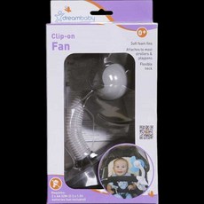 클립형 유모차선풍기 블랙 휴대용선풍기 카시트선풍기 캐리어선풍기 건전지선풍기