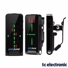 吉他好朋友 TC Electronic Polytune Clip 夾式 調音器，快速精準，方便攜帶，適用多種樂器, 黑色, 1個