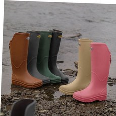 작업화 레인부츠 패션 장화 텃밭 작업 갯벌 롱 남녀