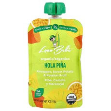 Loco Bebe 유기농 퓨레 생후 6개월 이상 홀라피나 113g(4oz) Bebe (로코 베베), Loco Bebe, 유기농 퓨레, 생후 6개월 이상,, 1