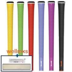 웰믹스정품 슈퍼 남성 골프그립 60R 42g 그립교체용품 2종 구성, 001 레드, 1개