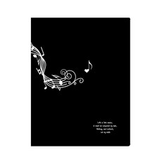 【Databank】A4 40頁 側入 樂之弦固定頁資料簿 資料夾 資料本 檔案夾(MT-40N), 1個, 黑色1本