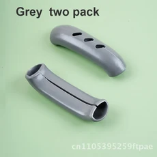 고온 저항 실리콘 냄비 손잡이 보호대 열 차단 현대 중국 스타일 장갑, 02 Grey  two pack