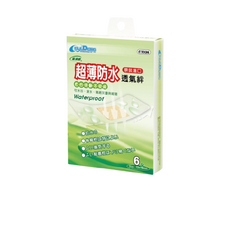 貼立舒 超薄防水透氣絆 #3326 輕薄舒適 隱形美觀 保護傷口, 1個, 6個裝