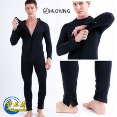 新款3mm連身前開拉鏈潛水衣 潛水衣 紫玉蘭/026/KW