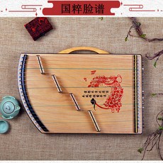 可開發票 古箏練指器21弦 初學便攜式指法訓練器 專業演奏迷你樂器 小古箏 練習箏, 1個, 國粹臉譜