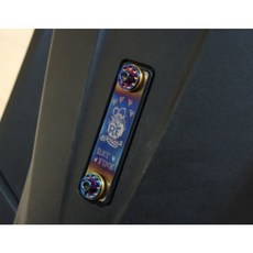 RAT FINK 芬克鼠 正鈦合金燒色鈦片 車身號碼蓋 引擎號碼 車身號碼條 飾條 號碼蓋, 1個, 單鈦片