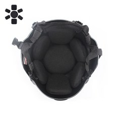 키밍 헬멧 내피 소프트 스폰지 패드 세트 쿠션 라이딩 poo*5479mr, 블랙