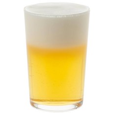 도요사사키 한입 맥주잔 180ml 유리 물컵 미니 혼술, 2개, 투명