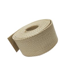 【佰昇國際 Baisheng】1吋/1.5吋卡其色棉織帶背帶織帶(5碼/包)適用於背包手提包環保袋