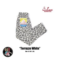 COOKMAN Chef Pants Terrazzo White 白水磨石廚師褲 寬鬆舒適 時尚有型, 1個