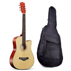 도미노스토리 입문용 통기타 초보자 중급자 어쿠스틱 기타 38인치, 1개