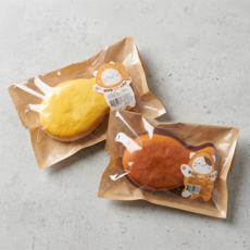 붕어빵 쫀떡 스퀴시 말랑이 슈붕 팥붕 2개입 세트 스트레스해소 집중력향상, 1세트