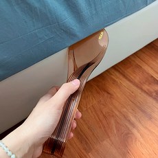 침대시트 정리주걱 침대 다크 침구 매트리스 시트 그린 정리기 1개, 호박색