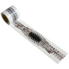 莫莫日貨 日本原裝 小屋女子 YOJO TAPE 設計養生膠帶 拉鍊YJK-02 整捲 手作裝飾, 1個