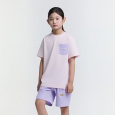 내셔널지오그래픽 키즈 K252UPB910 5부 상하 SET LPINK 961259