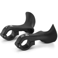 멀티 자전거 그립 MTB 핸들그립 바 앤드 보조 손잡이, VLG-1189D3 블랙, 1개