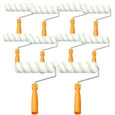 아띠꼴로 페인트 롤러 9인치 셀프 페인팅 칠 로라 도구 부자재, 10개