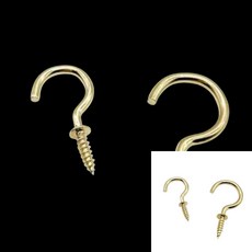 물음표 천장고리 금색 커튼 부속 걸이 안정성 고정 나사, G01-물음표고리(소)금색