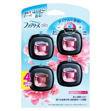 febreze 風倍清 Easy Clip車用消臭芳香劑 2.5ml 4個入, Floral Breeze, 1組
