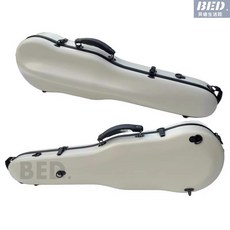 超輕雙肩背小提琴琴盒，4/4尺寸，多色可選，出口品質樂器配件, 4/4磨砂白, 1個