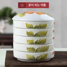 물감접시 먹접시 도자기 미술용 조색 팔레트 물감용, 1개, 레벨 1 스타일 블라썸 미드서머, 기본 색상