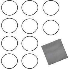 TICFROG 10PCS 1.0mm 시계 개스킷 O 링 고무 씰 백 커버 자동차 기계 배관용 30mm-35mm 미터법 씰링