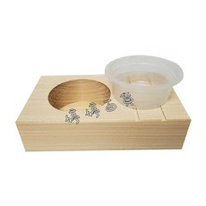 RepPark 長方形大果凍台 甲蟲專用果凍皿 尺寸: 14.5 x 8.5 x 3.7 cm, 1個