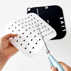 거울에도 붙어있는 쫀~득한 화장실 하수구 실리콘 패드, 화이트, 2개