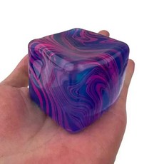 젤리 큐브 리바운드 피젯 토이 스트레치 스퀴즈 스트레스 해소 블라인드 박스, 1개, 3. 5.0cm blue no box A. Other