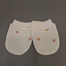 [압소바] 초봄 가을 겨울 유아 남아 여아 공용 코비 오가닉 손싸개 AXD-11205