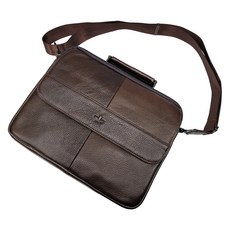 C-12 남자 천연소가죽 토드 크로스 데일리 메신저 가방 남성가방 서류가방 (가로덮개형)