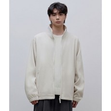 무신사 스탠다드 에센셜 폴라 플리스 하이넥 재킷 아이보리 524865