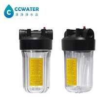 清淨淨水店 10英吋 BIG-BLUE 雙O-ring大胖濾殼：1英寸牙口、透明濾殼，雙重保障，水質更安心, 缺貨勿下單