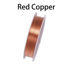 튼튼한 DIY 스레드 비즈 쥬얼리 만들기 와이어 직경 금속 합금 문자열 MM 구리, d Copper, 0.6mm 5m Per Roll