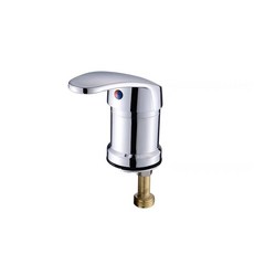 嘉義出貨 理髮店專用水龍頭洗頭床配件冷熱混閤閥單開關不帶進水管髮廊美髮 J70E, 1個, 理髮牀洗頭【單個閥芯開關】