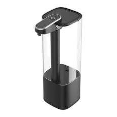 自動感應電動皂液器, 黑色, 1個
