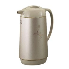 日本製 ZOJIRUSHI 象印 玻璃內膽保溫壺1L AHGB-10D 咖啡壺 養生壼 1000ML 保冷保溫瓶, 金色, 1個