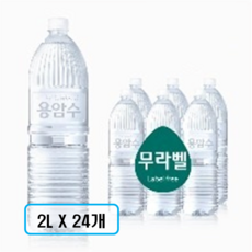 닥터유 제주용암수 무라벨(무/유라벨 랜덤발송), 2L, 24개