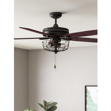 42인치실링팬 실링팬 샹들리에 저소음실링팬 실링팬조명 빈티지 거실, 42인치 6단 광원 포함