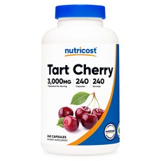 뉴트리코스트 타트 체리 3000mg 캡슐, 240정, 1개