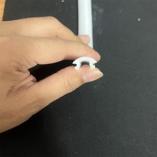 【1107人好評】led軟燈罩綫形燈蓋闆pvc硅膠軟燈罩綫條燈鋁材燈罩異性軟燈罩長條, 1個, 15mm弧面高透款-1米價