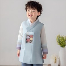 Gaon Hanbok Nam Haneul Guk 畫報男孩兒童韓服套裝 AM200