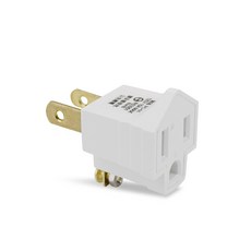 群加 PowerSync 3P轉2P電源轉接頭 圓弧型 台灣製造 防火材質 轉接頭 壁插 插座