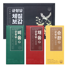 균형담 체질보감 비움 채움 순환 3종 체질개선 영양제 세트 42포 210g, 1세트, 42회분