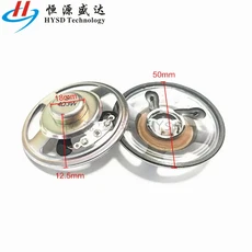 2조각 새로운 방수 스피커 4 옴 8 1/2/3 와트 1W 직경 40mm 확성기, 03 3W 4 ohms 50mm