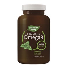 Nature's Way Ultra Pure Omega 3軟膠囊 2000mg, 1罐, 60顆
