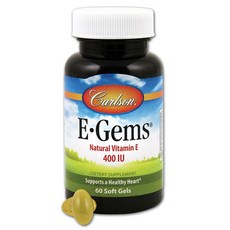 Carlson 維他命E 400IU補充軟膠囊, 60入, 1個