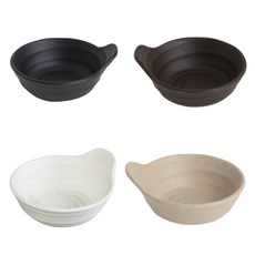 EADER 이더 멜라민 먹토 옹기 고백자 스톤 TG-로하스 덴다시 손공기 국그릇 볼 그릇, 1개